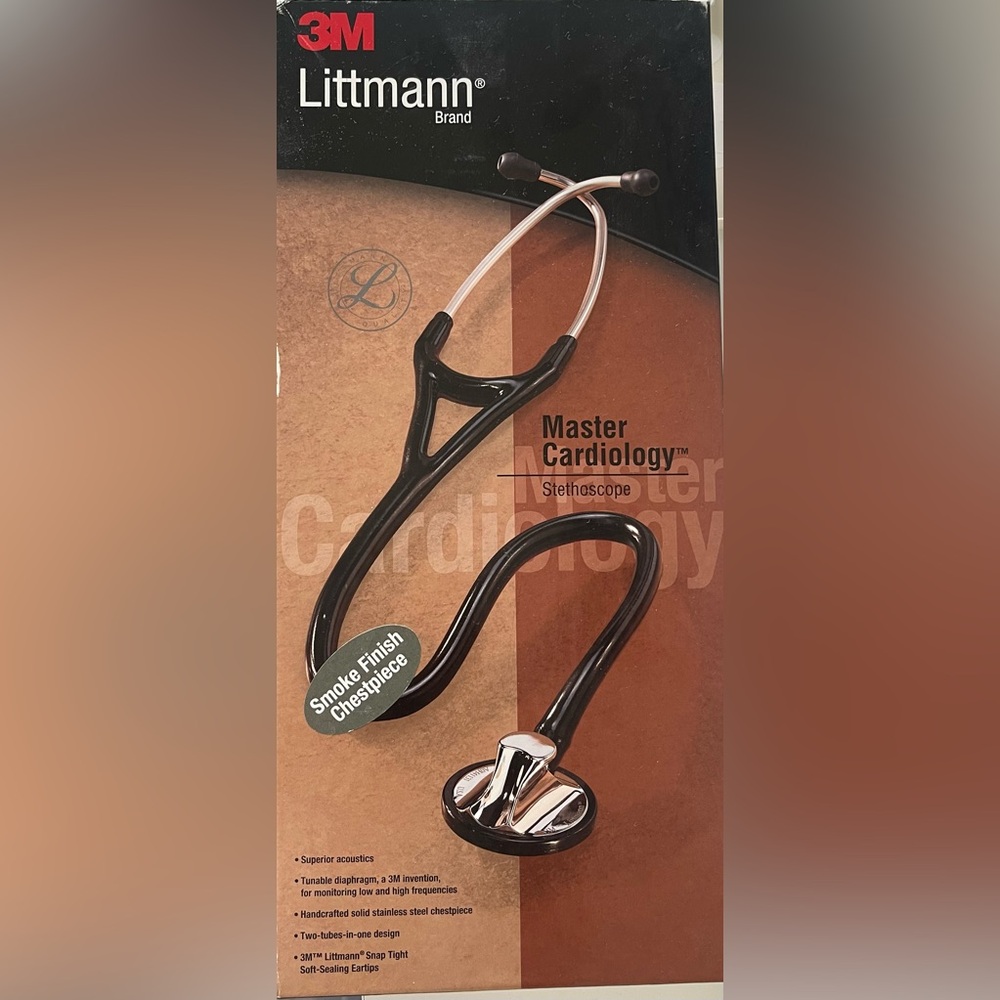Master Cardiology Stethoscope - Black